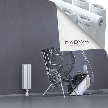 Tano Radiateur En Aluminium 600x224 Blanc Bas Milieu 50mm
