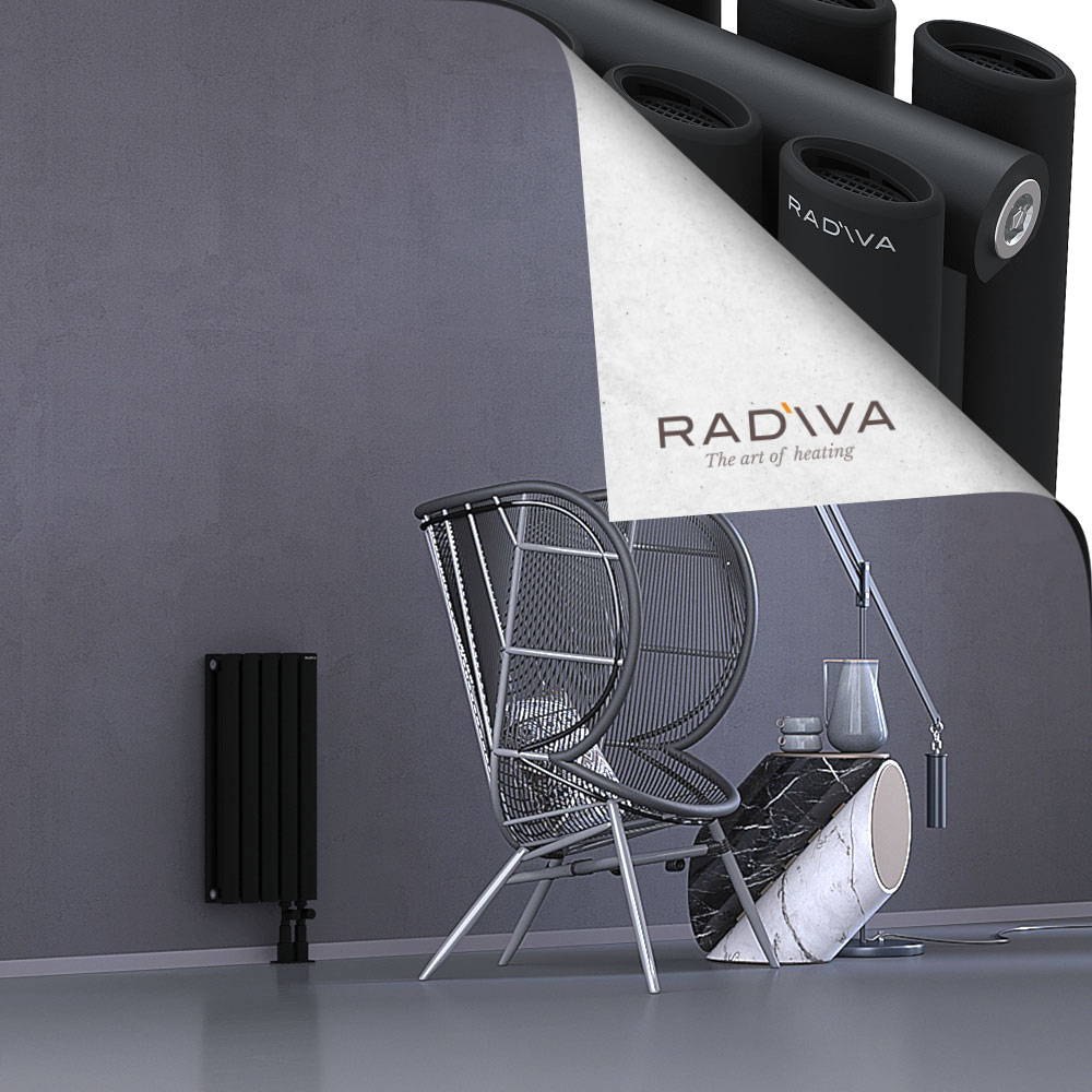 Tano Radiateur En Aluminium 600x282 Noir - 3