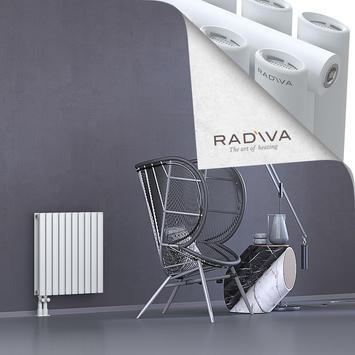 Tano Radiateur En Aluminium 600x572 Blanc Bas à gauche 50mm