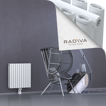 Tano Radiateur En Aluminium 600x630 Blanc Bas Milieu 50mm