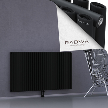 Tano Radiateur En Aluminium 900x1790 Noir Bas Milieu 50mm