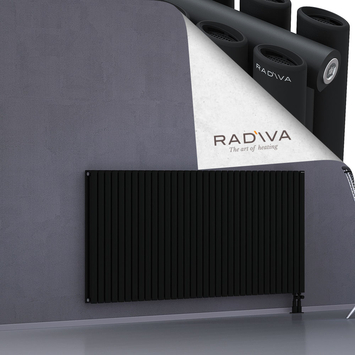Tano Radiateur En Aluminium 900x1964 Noir Bas à droite 50mm