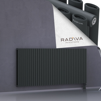 Tano Radiateur En Aluminium 900x2196 Anthracite Foncé Bas à droite 50mm