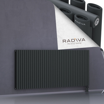 Tano Radiateur En Aluminium 900x2254 Anthracite Foncé Bas à droite 50mm