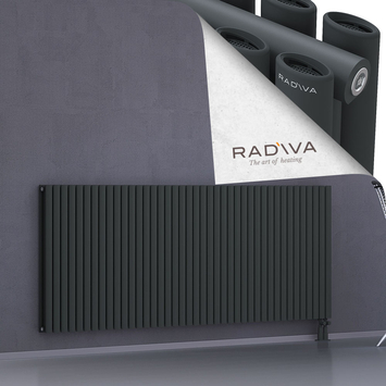 Tano Radiateur En Aluminium 900x2370 Anthracite Foncé Bas à droite 50mm