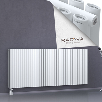 Tano Radiateur En Aluminium 900x2428 Blanc Bas à gauche 50mm