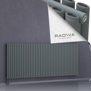 Tano Radiateur En Aluminium 900x2486 Anthracite Bas à gauche 50mm