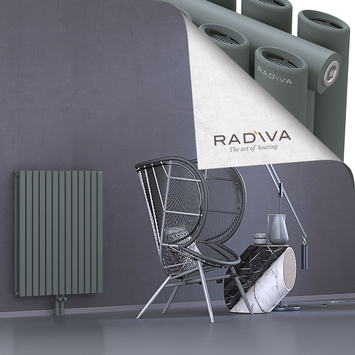 Tano Radiateur En Aluminium 900x746 Anthracite Bas Milieu 50mm