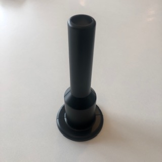 Pipe Sleeve Single - 160 mm Push Fit Plastic Black