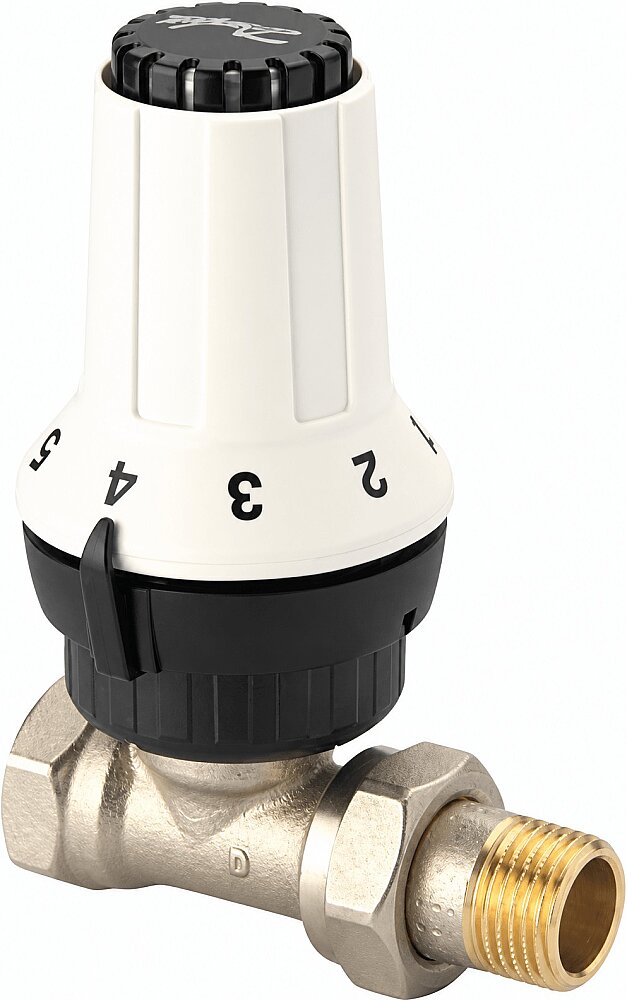 Termostatik Radyatör Vanası 1/2'' Düz - 1