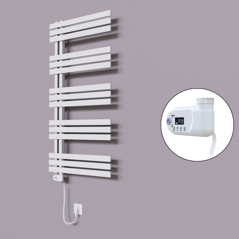 Thames Dekoratif Elektrikli Havlupan 500x1200 Beyaz (Thesis Termostat) 600W 