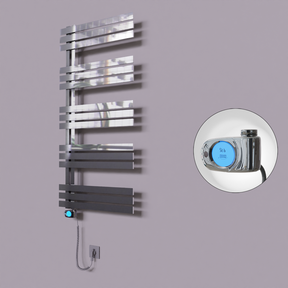 Thames Dekoratif Elektrikli Havlupan 500x1200 Krom (Musa Termostat) 300W - 1