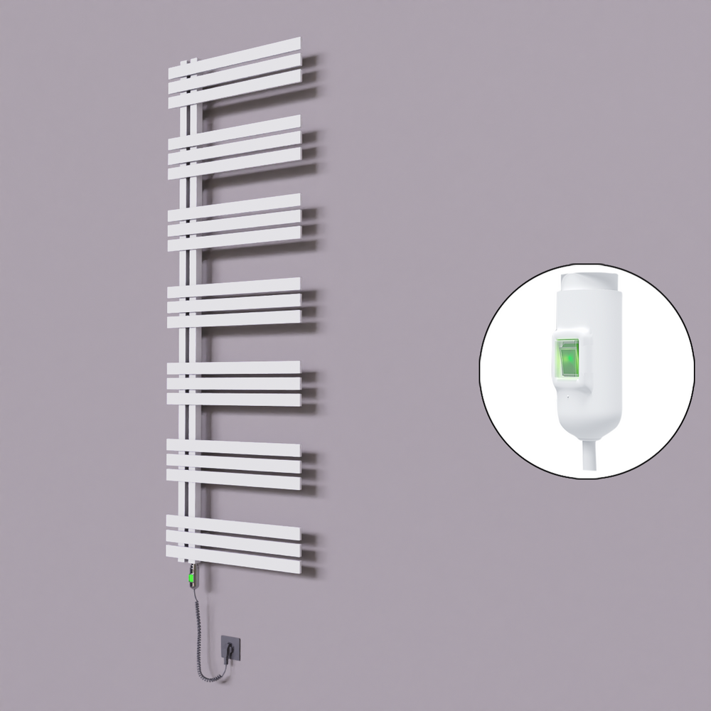 Thames Dekoratif Elektrikli Havlupan 500x1800 Beyaz (On/Off Düğmeli) 900W - 1