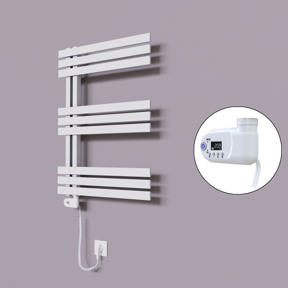 Thames Dekoratif Elektrikli Havlupan 500x800 Beyaz (Thesis Termostat) 300W - 1