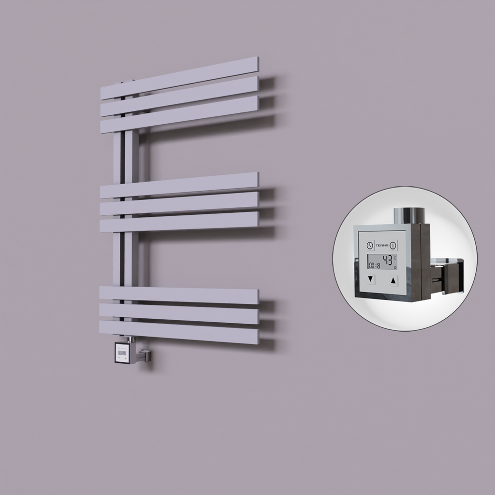 Thames Dekoratif Elektrikli Havlupan 500x800 Gri (KTX3 Termostat) 300W - 1