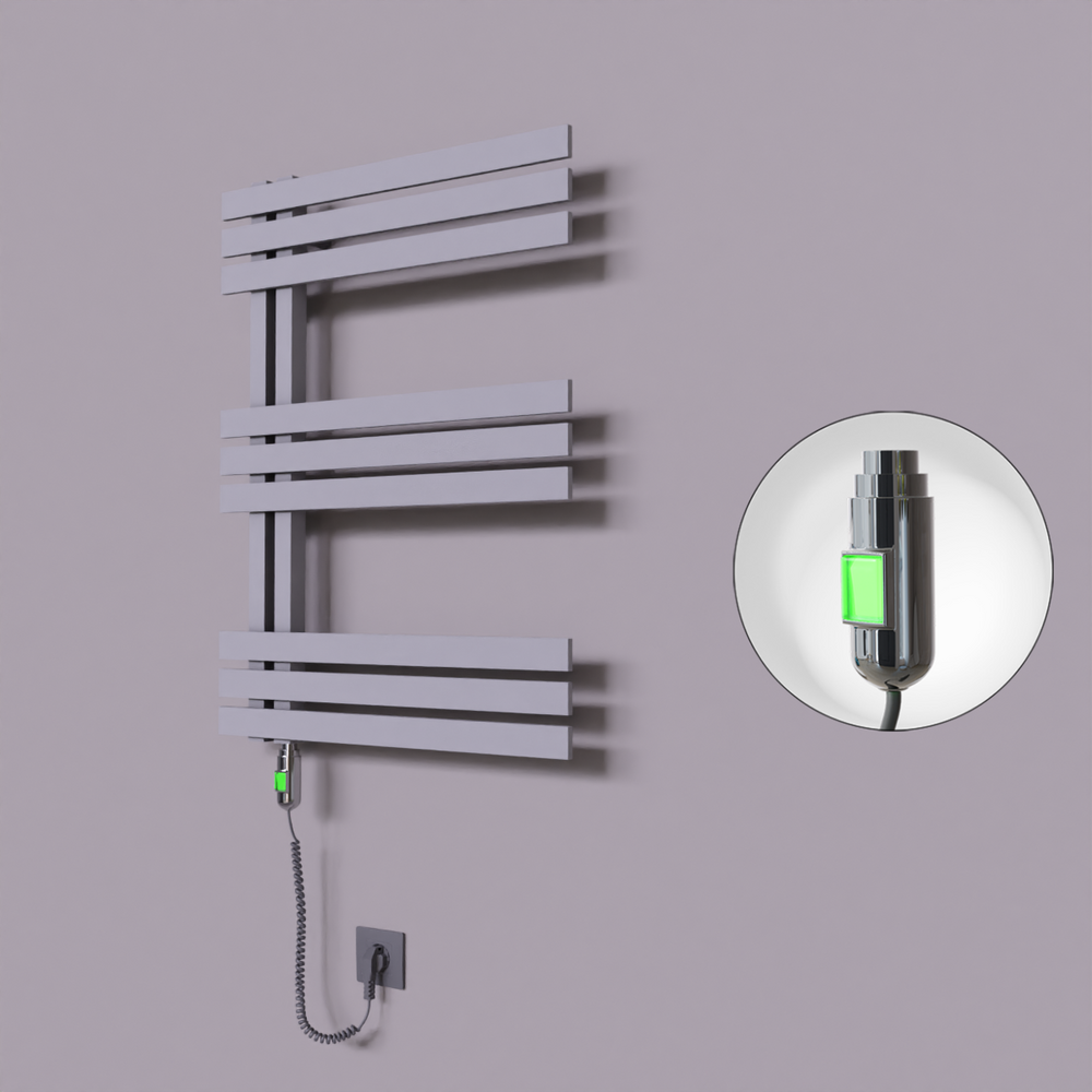Thames Dekoratif Elektrikli Havlupan 500x800 Gri (On/Off Düğmeli) 300W - 1