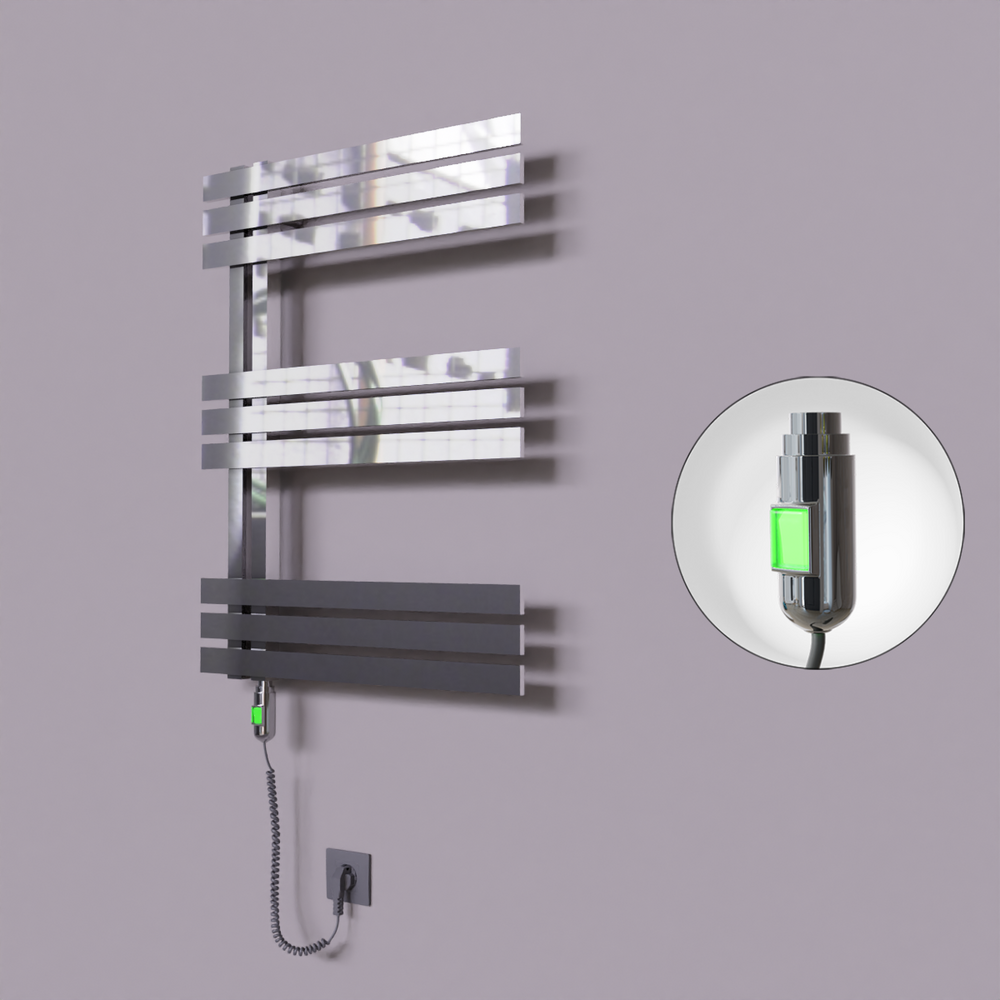 Thames Dekoratif Elektrikli Havlupan 500x800 Krom (On/Off Düğmeli) 200W - 1