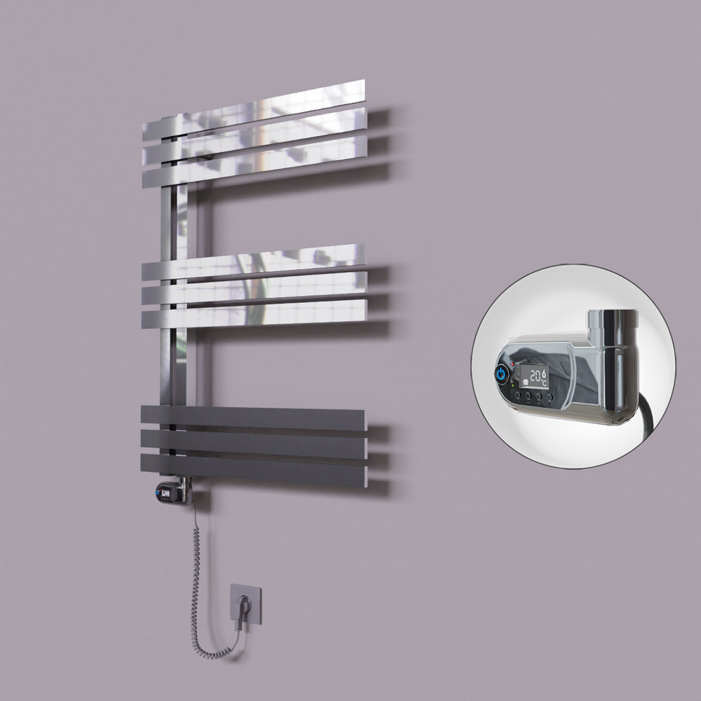 Thames Dekoratif Elektrikli Havlupan 500x800 Krom (Thesis Termostat) 200W - 1