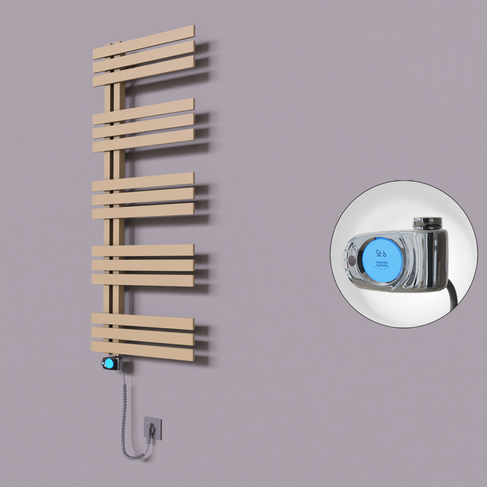 Thames Dekoratif Elektrikli Havlupan 600x1200 Kapuçino (Musa Termostat) 600W - 1