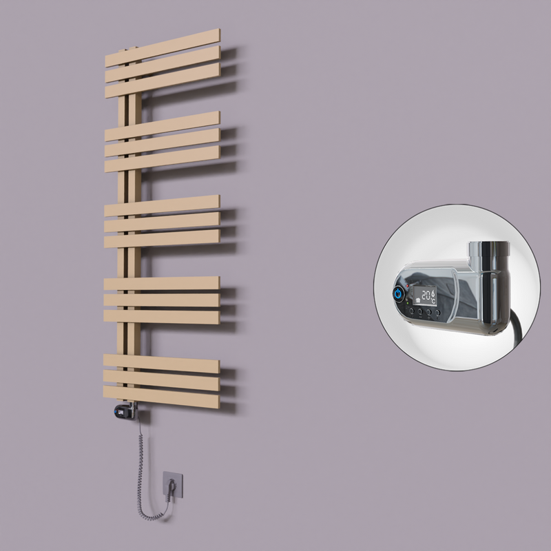 Thames Dekoratif Elektrikli Havlupan 600x1200 Kapuçino (Thesis Termostat) 600W 