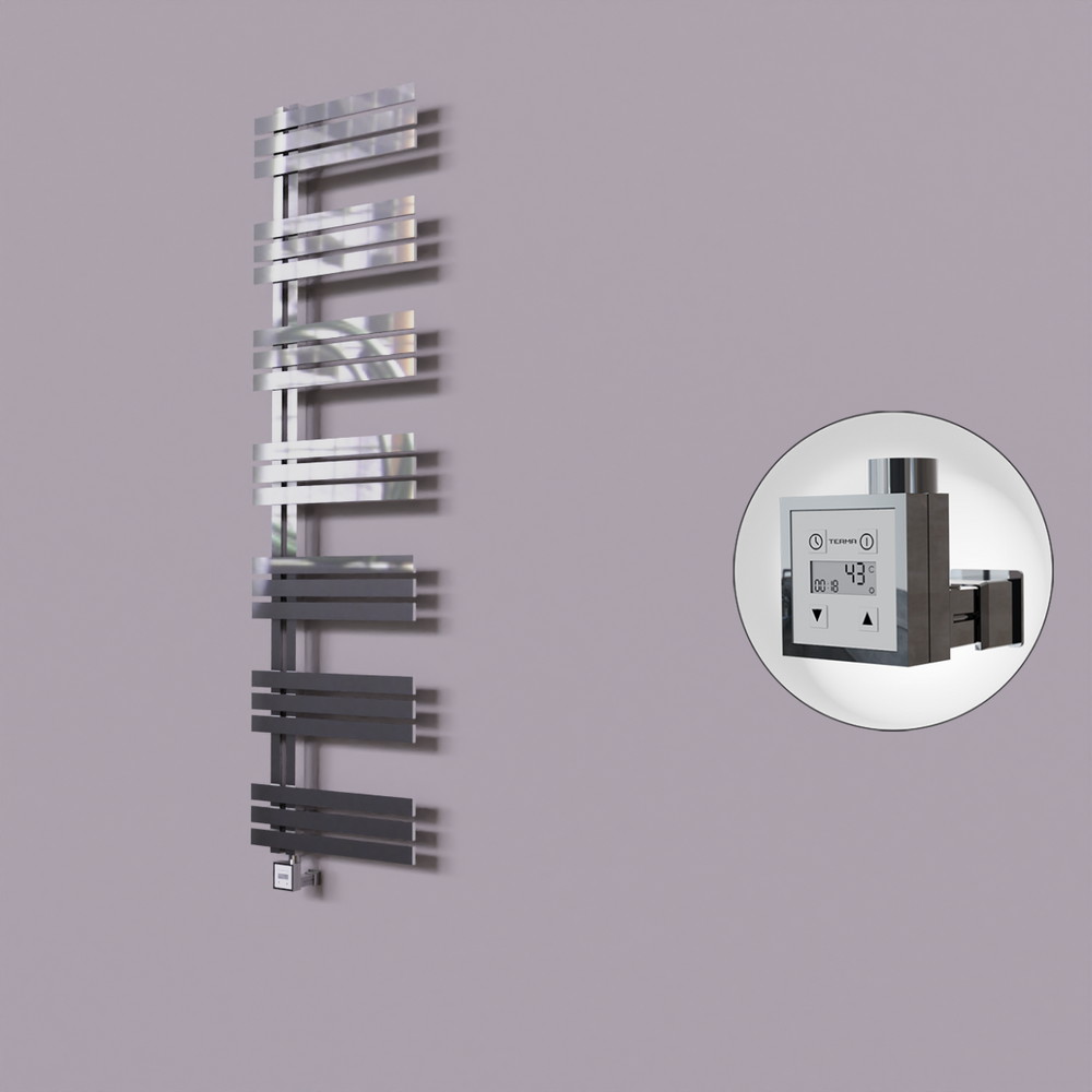 Thames Dekoratif Elektrikli Havlupan 600x1800 Krom (KTX3 Termostat) 600W - 1