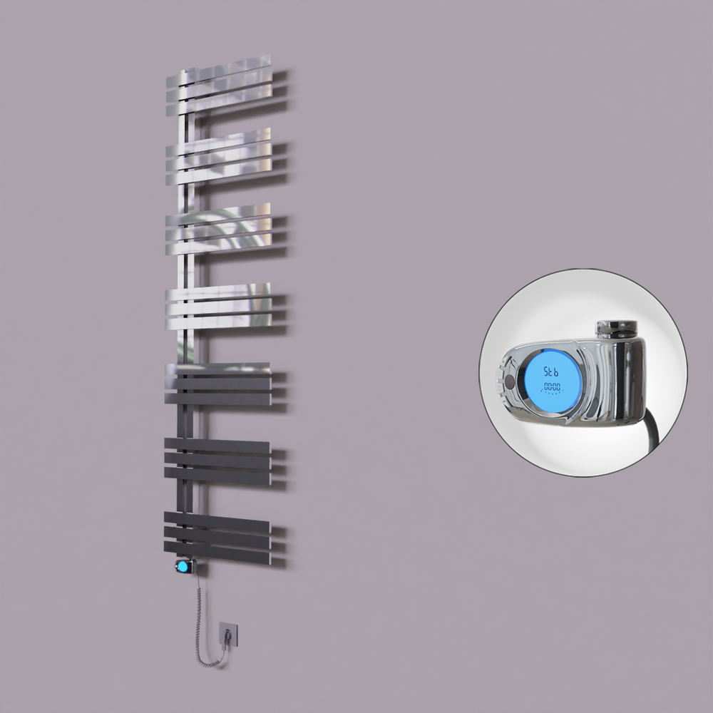 Thames Dekoratif Elektrikli Havlupan 600x1800 Krom (Musa Termostat) 600W - 1