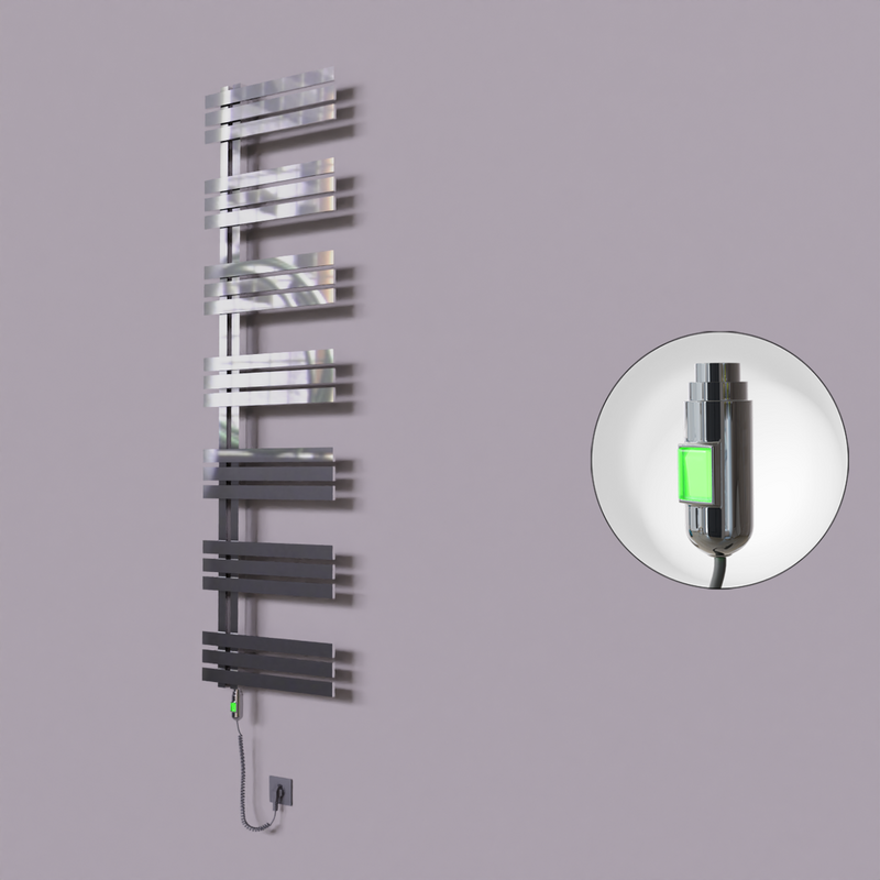 Thames Dekoratif Elektrikli Havlupan 600x1800 Krom (On/Off Düğmeli) 600W 