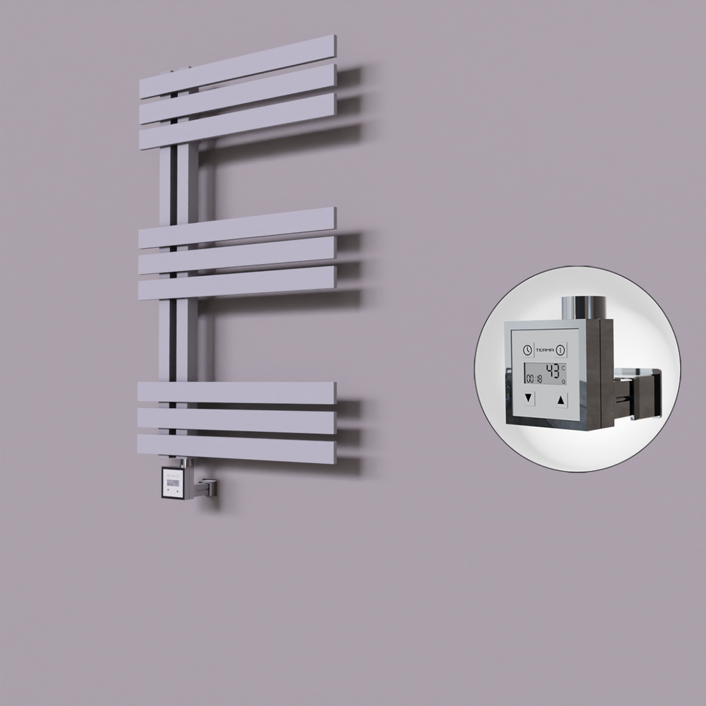 Thames Dekoratif Elektrikli Havlupan 600x800 Gri (KTX3 Termostat) 300W - 1