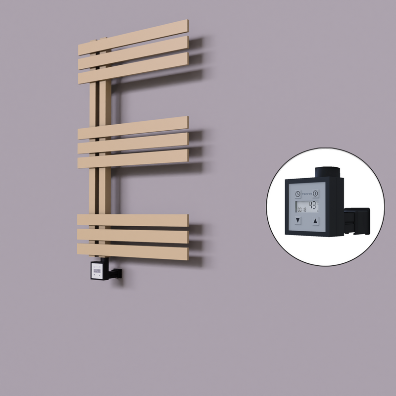 Thames Dekoratif Elektrikli Havlupan 600x800 Kapuçino (KTX3 Termostat) 300W 