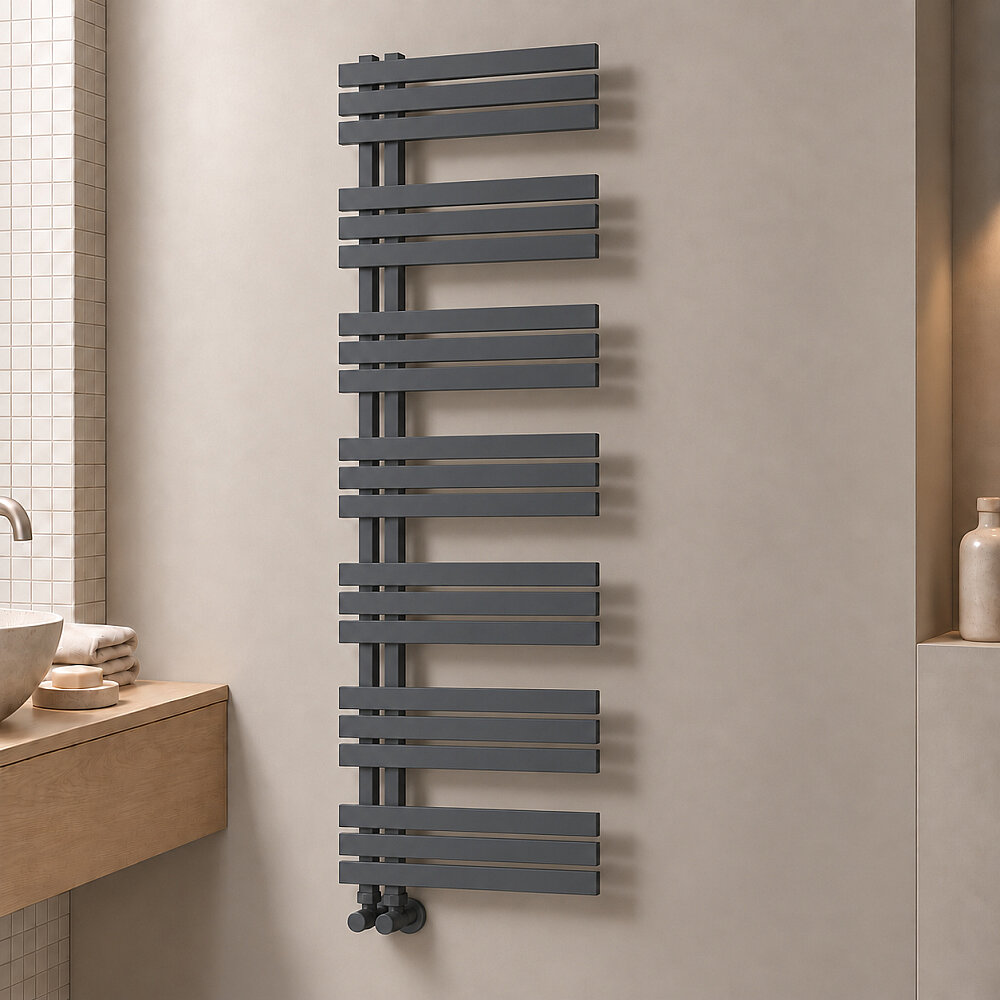 Thames Sèche-serviettes Décoratif 500x1800 Anthracite Foncé - 1