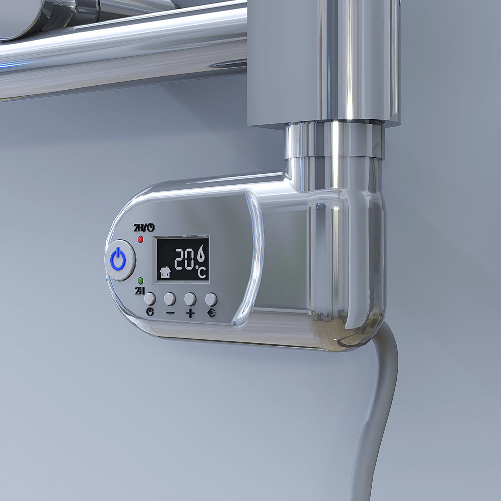 Thesis Dual Towel Warmer Resistance Controller Chrome - 1