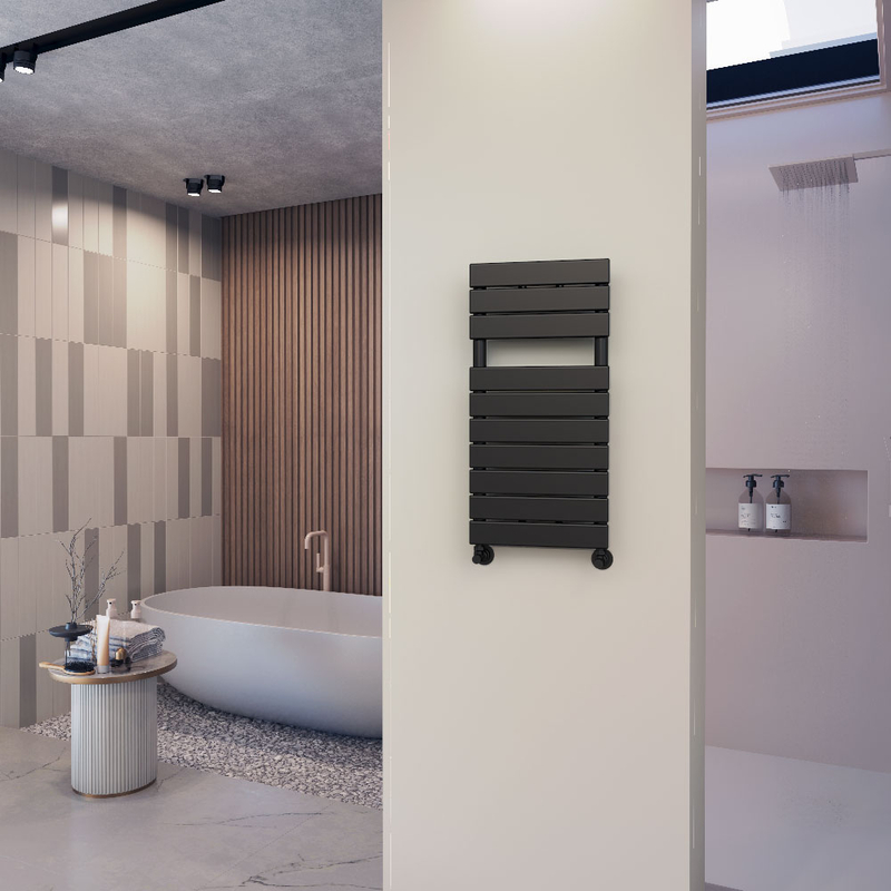 Tip 10H Decorative Towel Rail 400x810 Black