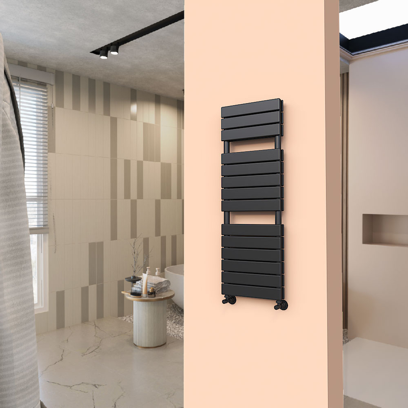 Tip 20H Decorative Towel Rail 400x1180 Black 