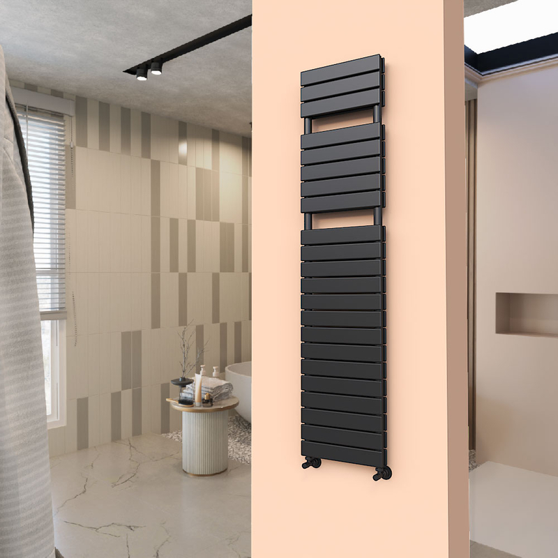 Tip 20H Decorative Towel Rail 400x1772 Black