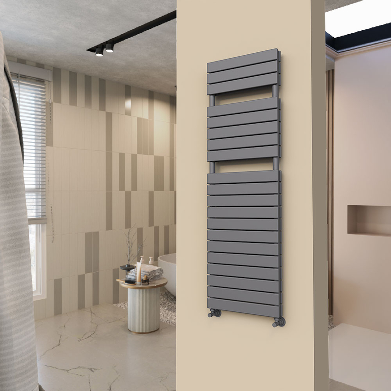 Tip 20H Decorative Towel Rail 500x1624 Anthracite 