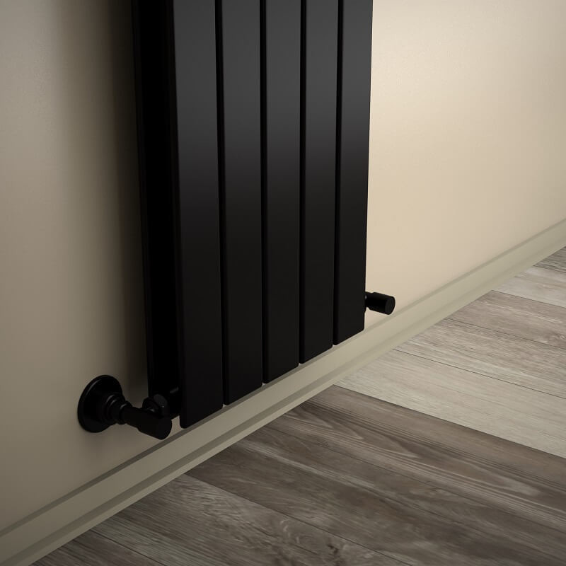 Tip 20V Dekoratif Radyatör 2200x366 Siyah - 1