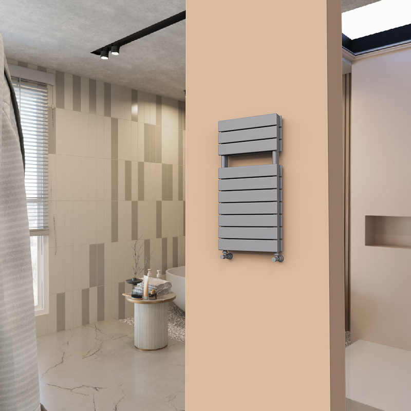 Tip 21H Decorative Towel Rail 400x810 Anthracite