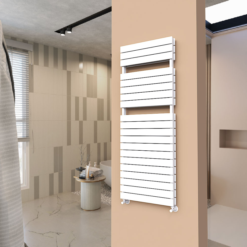 Tip 21H Decorative Towel Rail 600x1624 White 