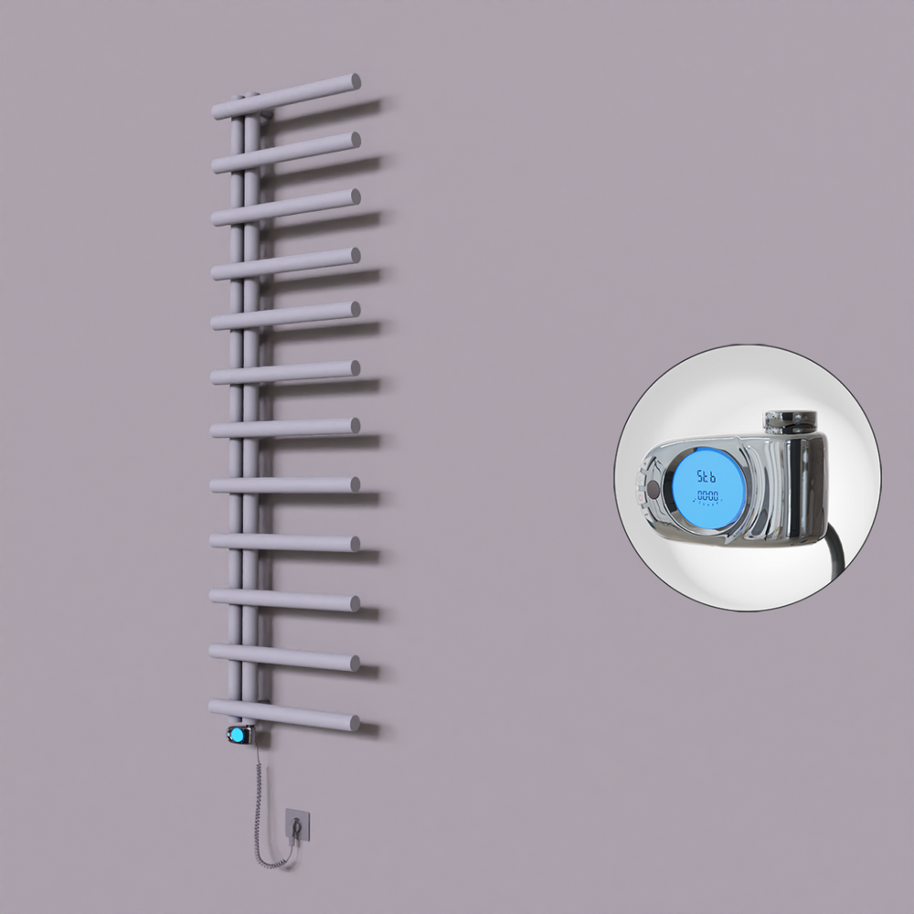 Tuna Dekoratif Elektrikli Havlupan 500x1750 Gri (Musa Termostat) 600W - 1