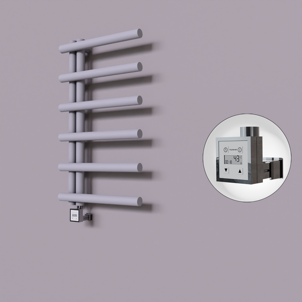 Tuna Dekoratif Elektrikli Havlupan 500x850 Gri (KTX3 Termostat) 300W - 1