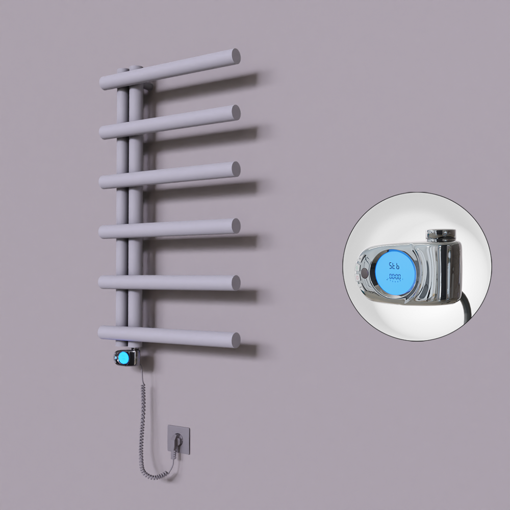Tuna Dekoratif Elektrikli Havlupan 500x850 Gri (Musa Termostat) 300W - 1