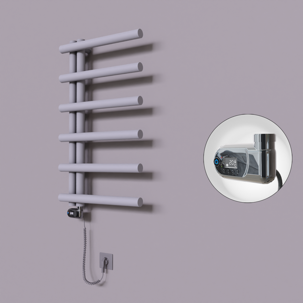 Tuna Dekoratif Elektrikli Havlupan 500x850 Gri (Thesis Termostat) 300W - 1
