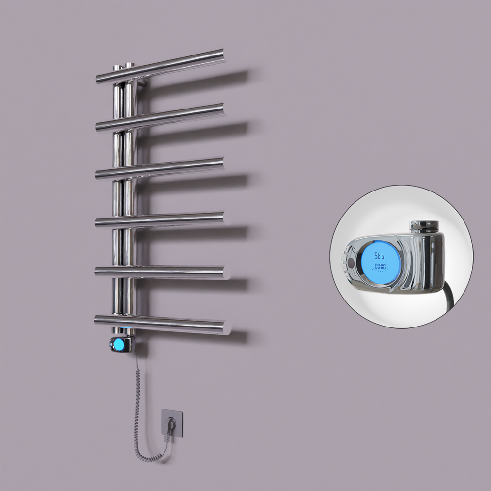 Tuna Dekoratif Elektrikli Havlupan 500x850 Krom (Musa Termostat) 200W - 1