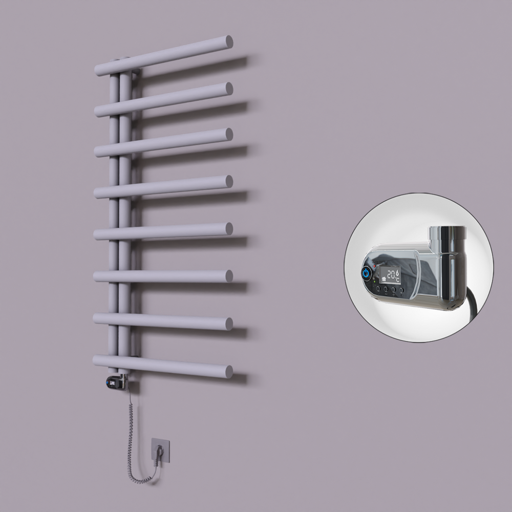 Tuna Dekoratif Elektrikli Havlupan 600x1150 Gri (Thesis Termostat) 600W - 1