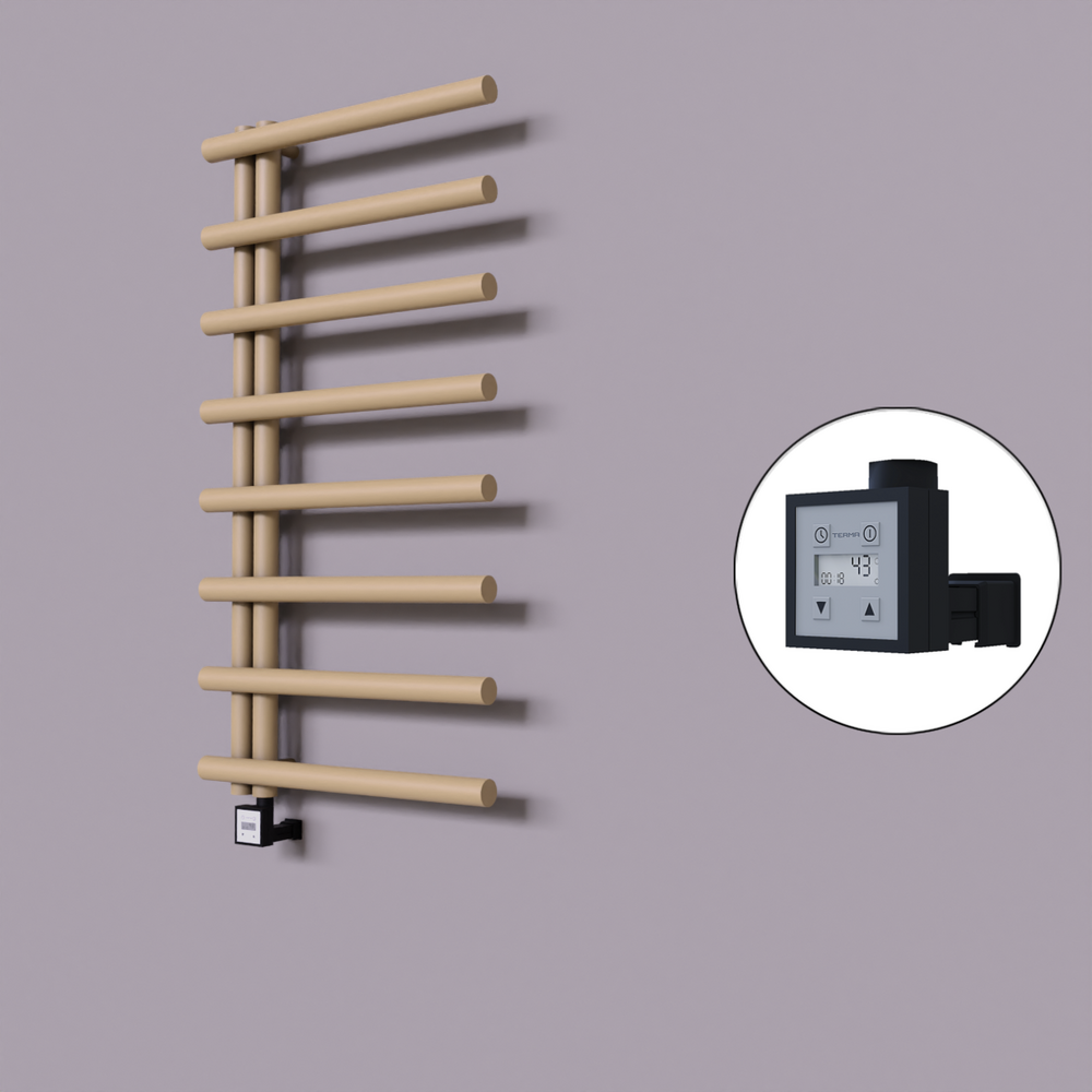 Tuna Dekoratif Elektrikli Havlupan 600x1150 Kapuçino (KTX3 Termostat) 600W - 1