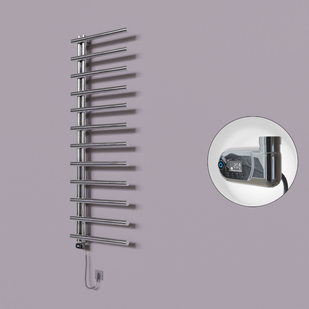 Tuna Dekoratif Elektrikli Havlupan 600x1750 Krom (Thesis Termostat) 600W - 1