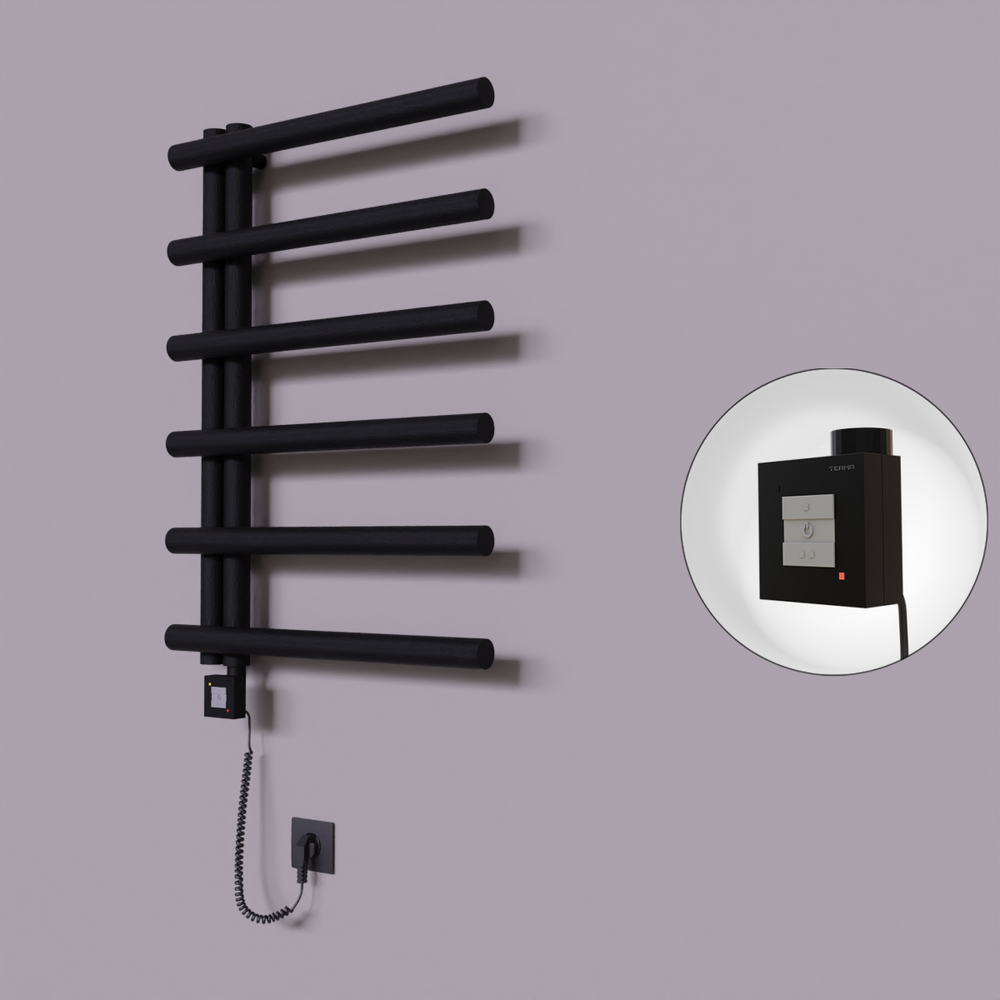 Tuna Dekoratif Elektrikli Havlupan 600x850 Kapuçino (KTX1 Termostat) 300W Spiral Kablolu - 1