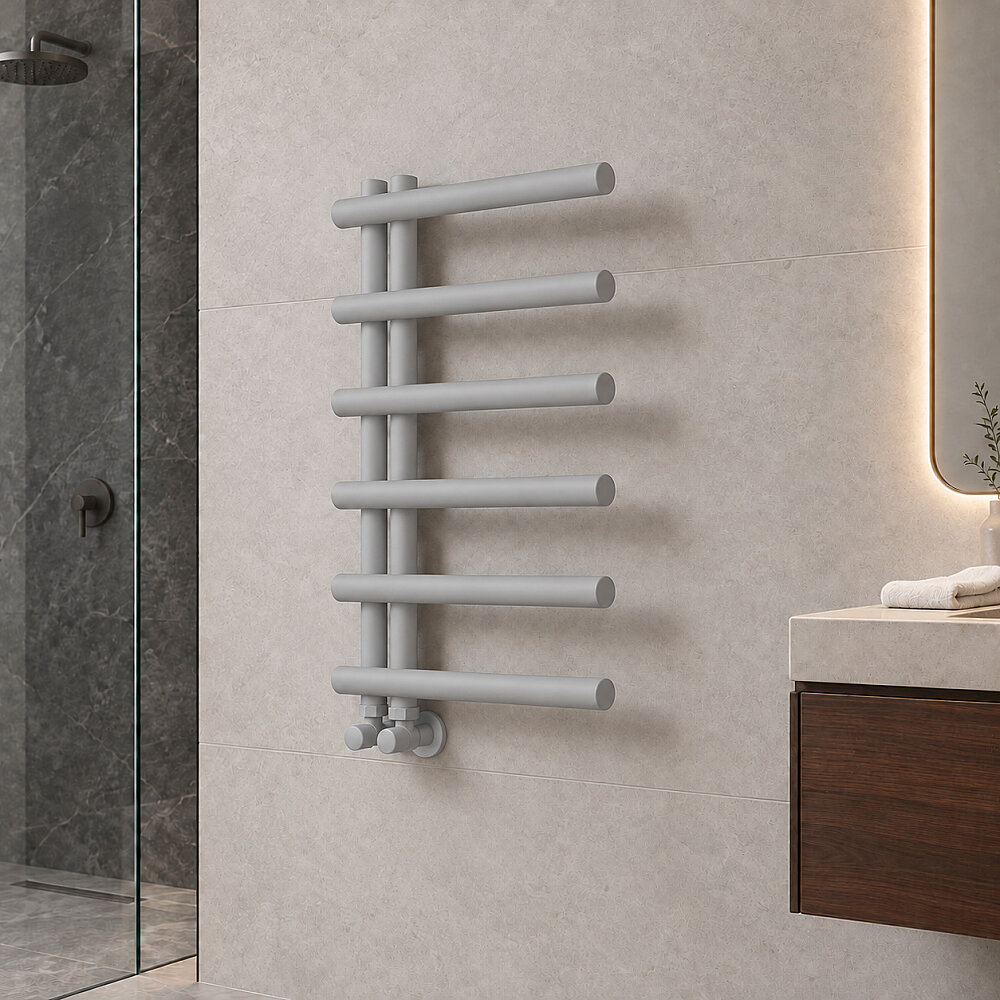 Tuna Sèche-serviettes Décoratif 500x850 Gris - 1