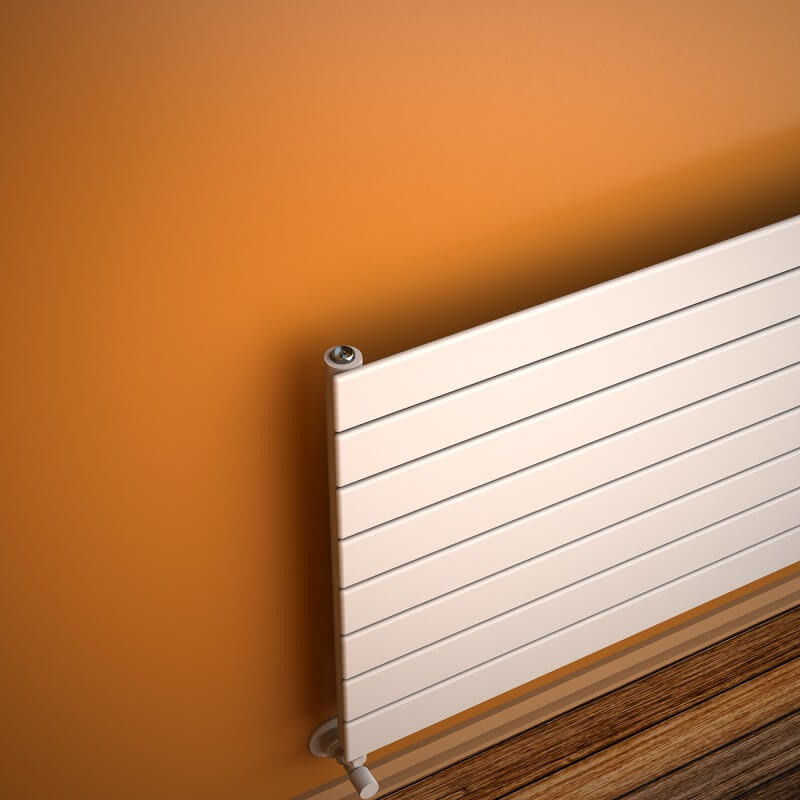 Type 10H Decorative Radiator 588x600 White (Thin Radiator) - 1