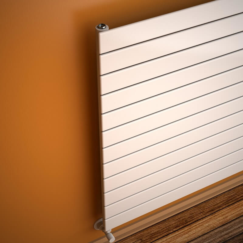 Type 10H Decorative Radiator 884x2500 White (Thin Radiator) 